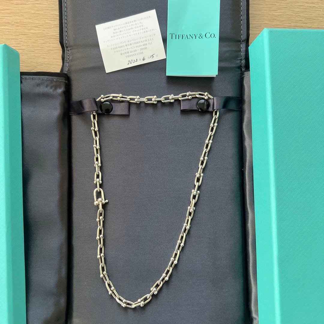 Tiffany ティファニーハードウェア スモール リンクネックレスチェーン