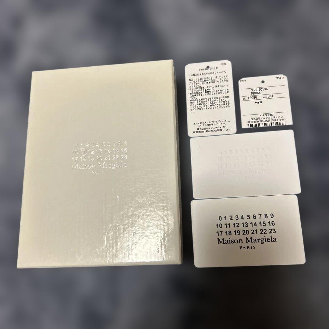 Maison Margiela三つ折り財布 カシミールライトベージュ【正規品】