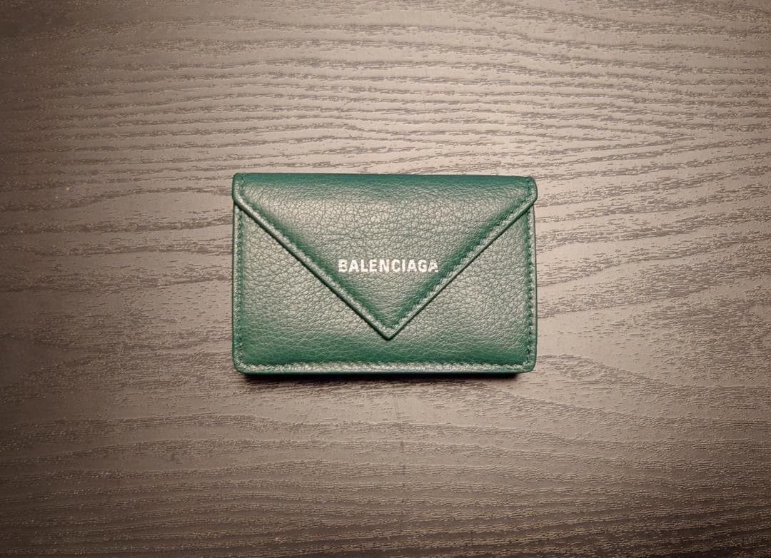 BALENCIAGA 財布　グリーン