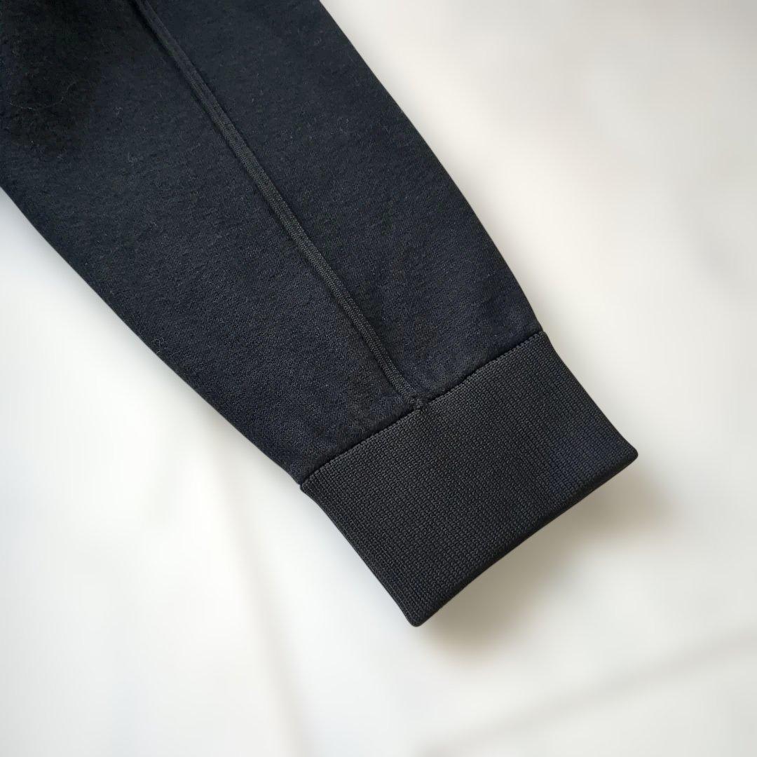 【試着のみ】HUGO BOSS ジップアップニット ジャンパー XL　ブラック