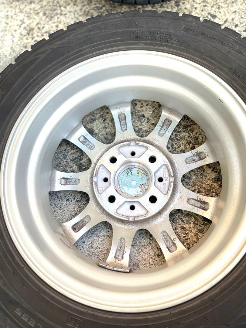 ダンロップ155/65R13　スタットレス13インチ　４本セット　引取り希望