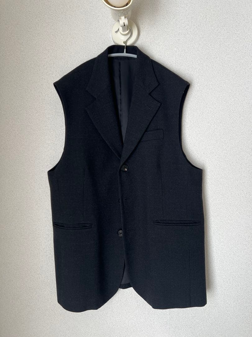 ジャケット・アウター stein/OVERSIZED COMBINATION JACKET/Black