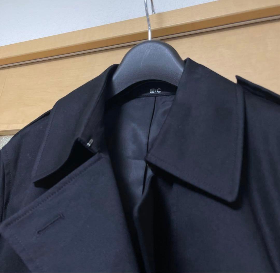 ユニクロシーUNIQLOCトレンチコートブラック
