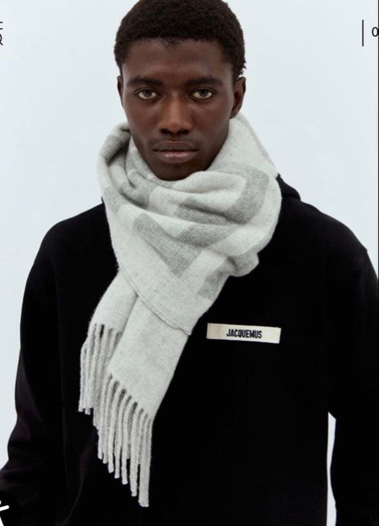 JACQUEMUS ジャックムス マフラー　ストール　フリンジスカーフ