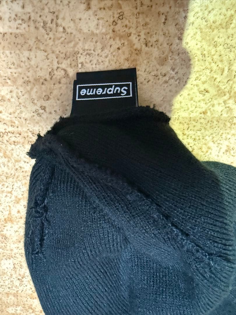 Supreme Box Logo Beanie ブラック (23FW)