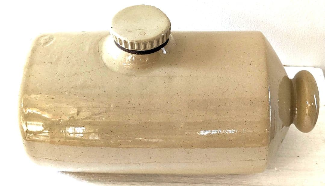 レトロ湯たんぽ　陶器　匿名配送　おしゃれ湯たんぽ　冬　足暖