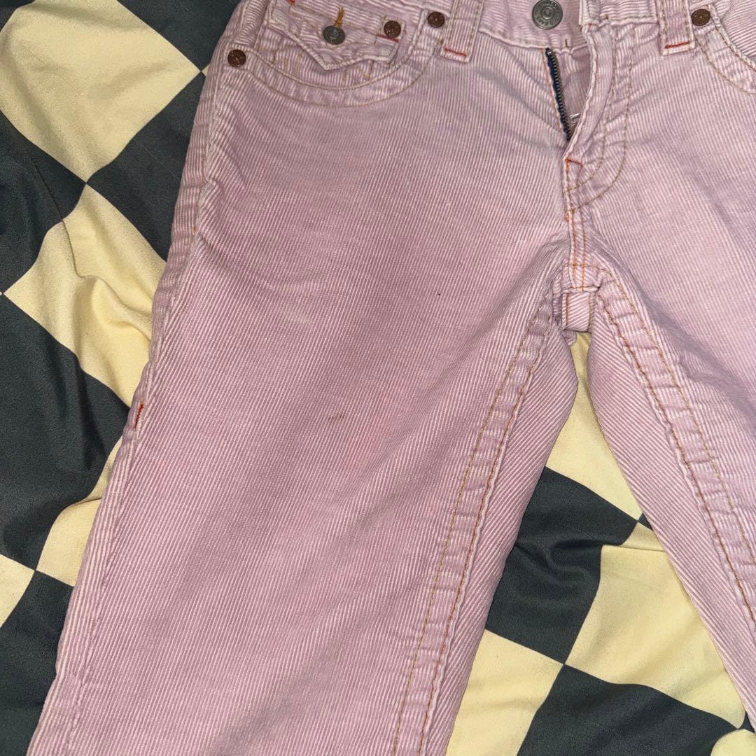 TRUE RELIGION フレアデニム 29×33 ピンク