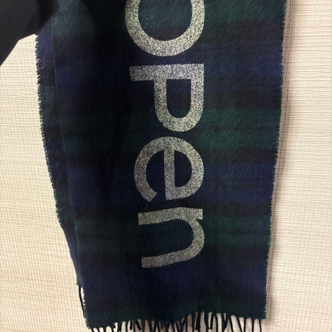 OPEN YY TARTAN WOOL SCARF マフラー