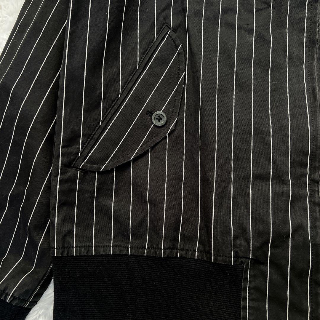 FRED PERRY ハリントンジャケット スウィングトップ ストライプ ロゴ