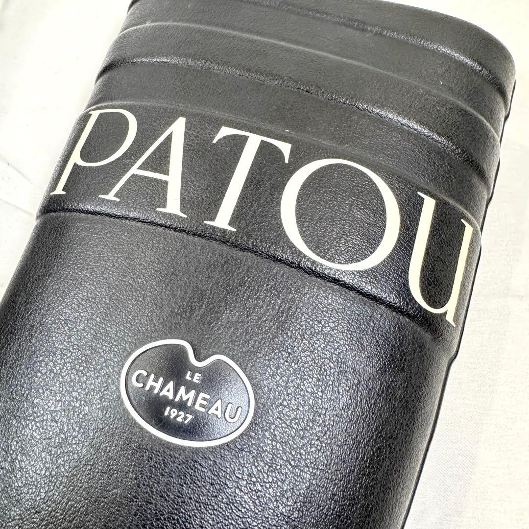 人気完売 PATOU パトゥ ルシャモ レインブーツ 黒 38