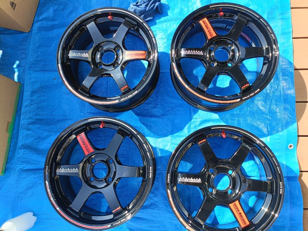 RAYS TE37 15インチ　6.5J +37 4本