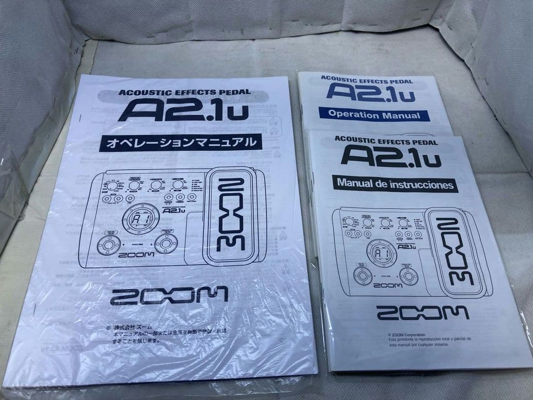 ZOOM アコースティックエフェクツペダル A2.1u　互換ＡＣアダプター付