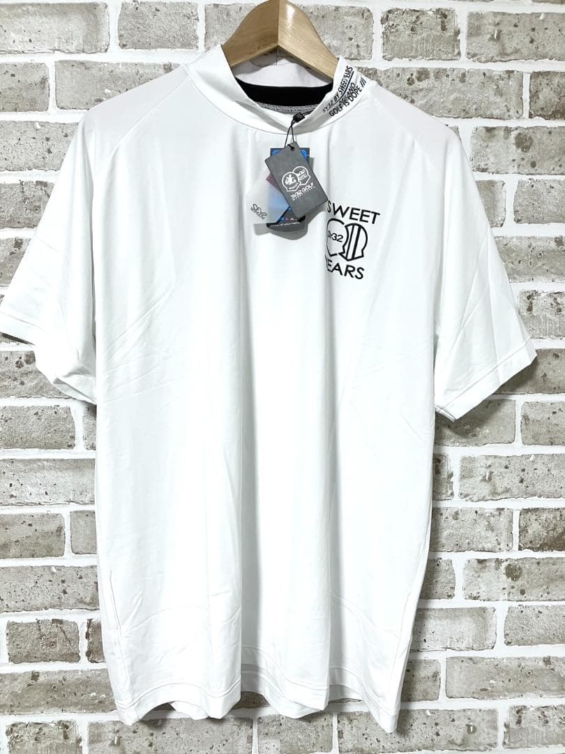 【早い者勝ち❣️】新品 SY32 メンズ モックネック XLサイズ 白 ホワイト