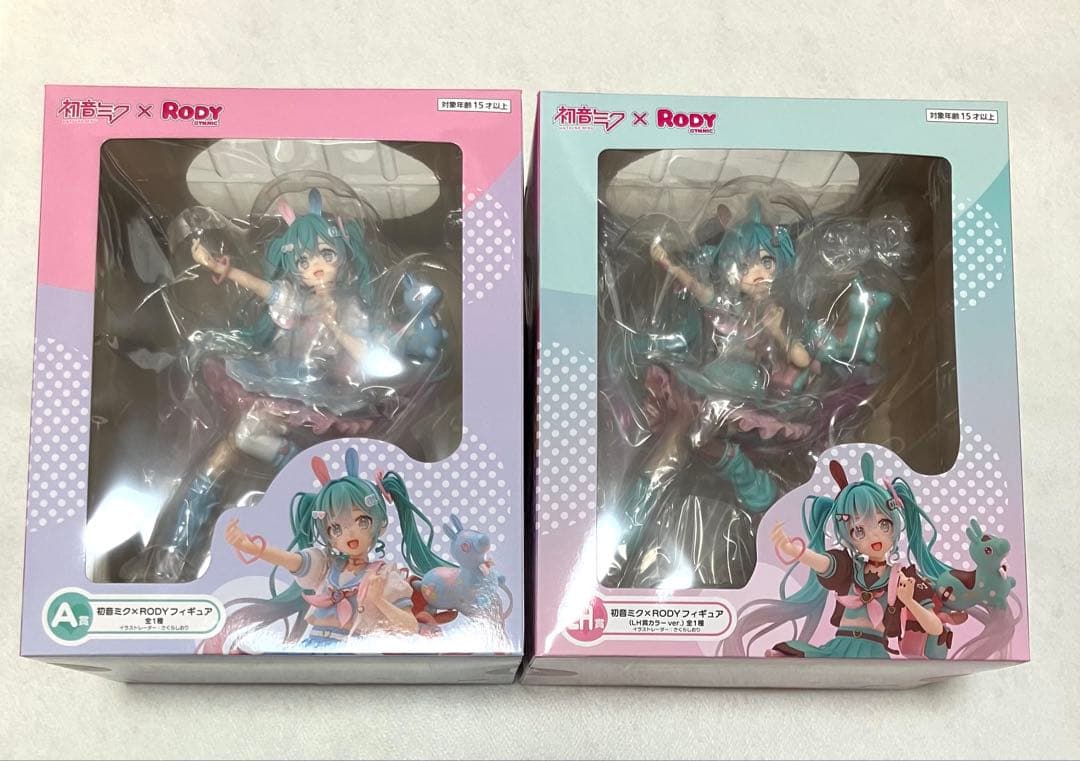 タイトーくじ 初音ミク×RODY Ａ賞＋ＬＨ賞 フィギュアセット おまけ付き