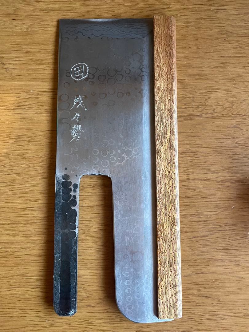 蕎麦切り包丁 33cm 青紙