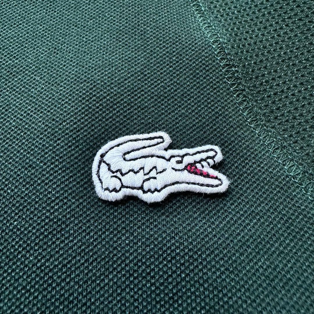 完売品✨ラコステ フランスメイドシングルジャージポロシャツ グリーン 36（M）