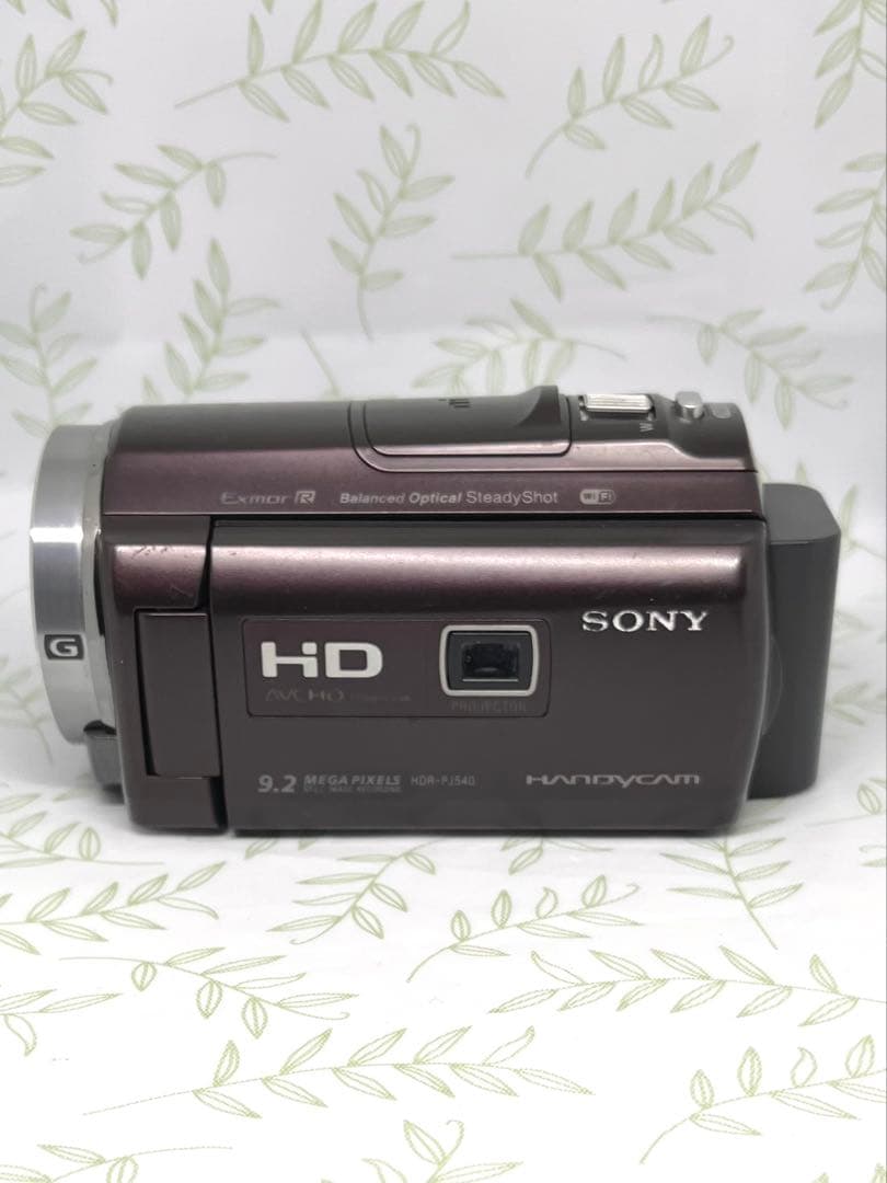 ゴ*ラ様 SONY HANDYCAM HDR-PJ540 ブラウンバッテリー付き