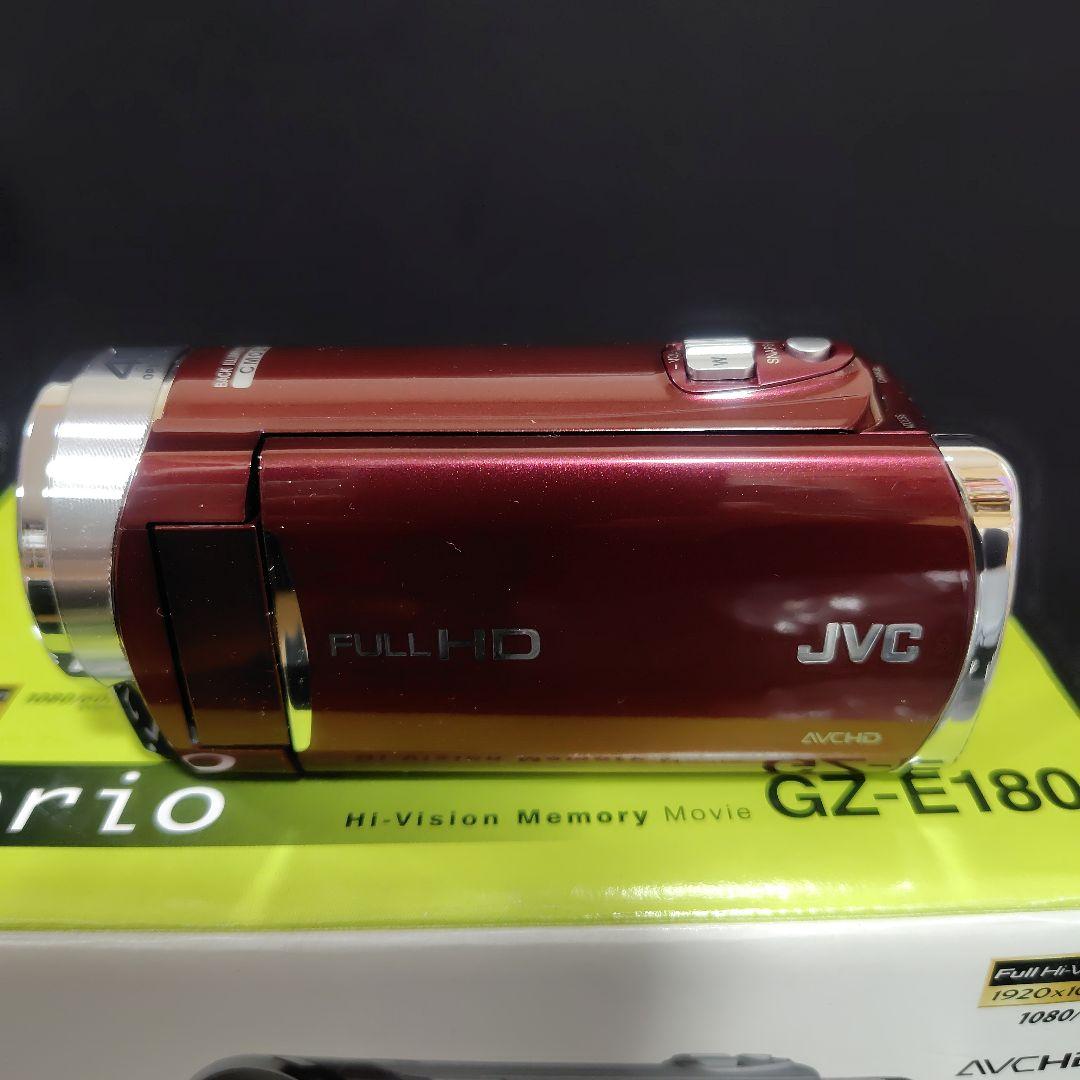 【美品】JVC Everio エブリオ 　ビデオカメラ GZ-E180-R