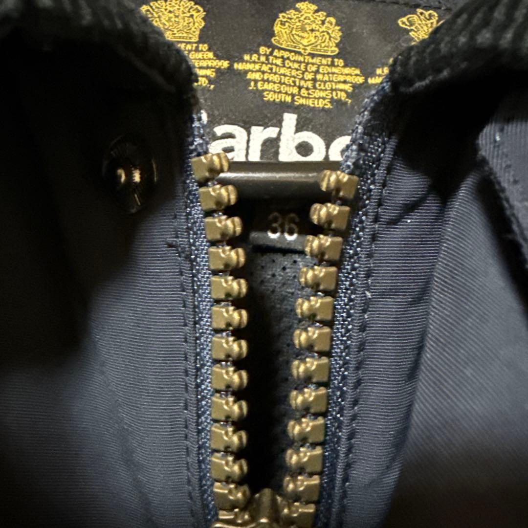Barbour ネイビー ジャケット 36