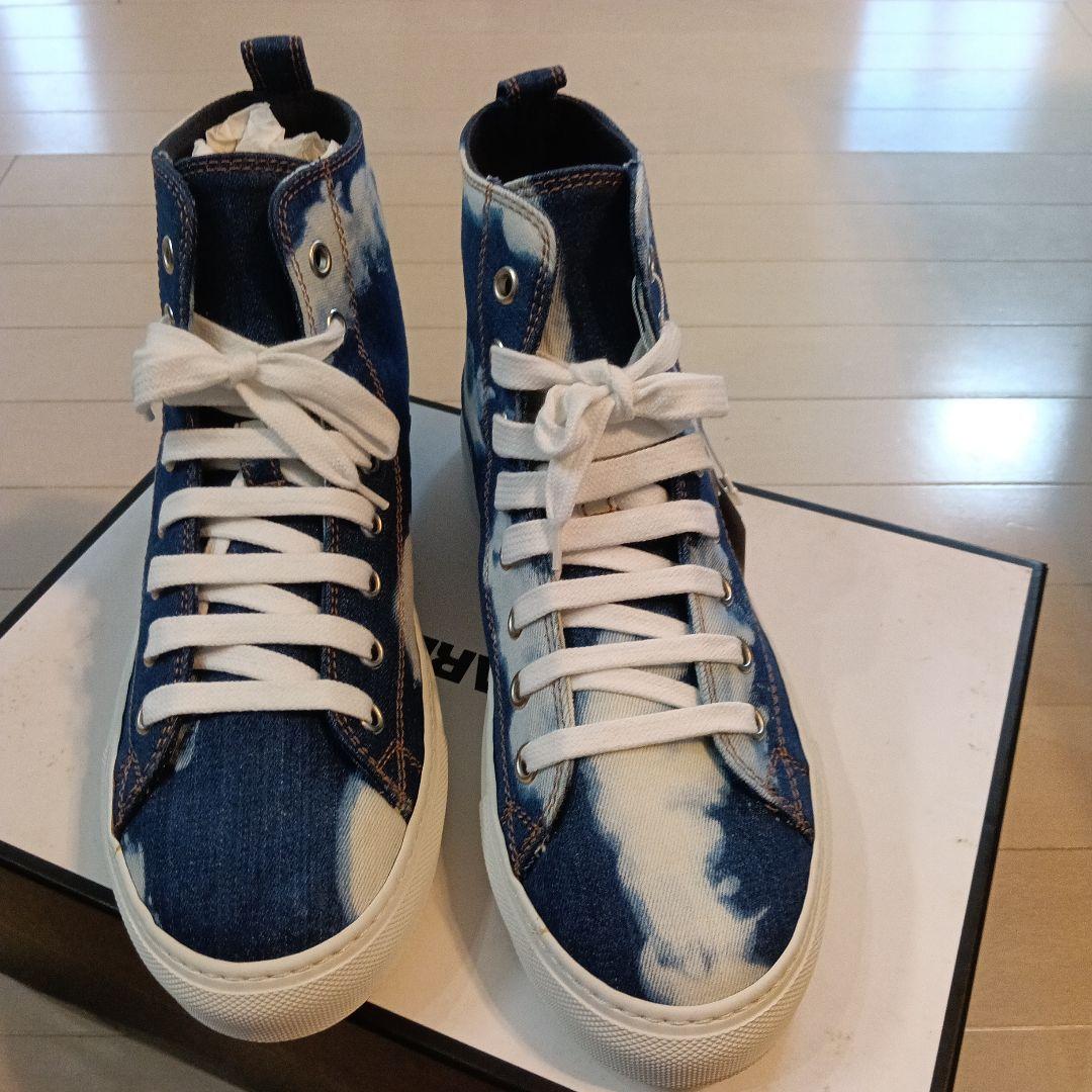 Dsquared2　ディースクエアード　空柄ハイカットスニーカー