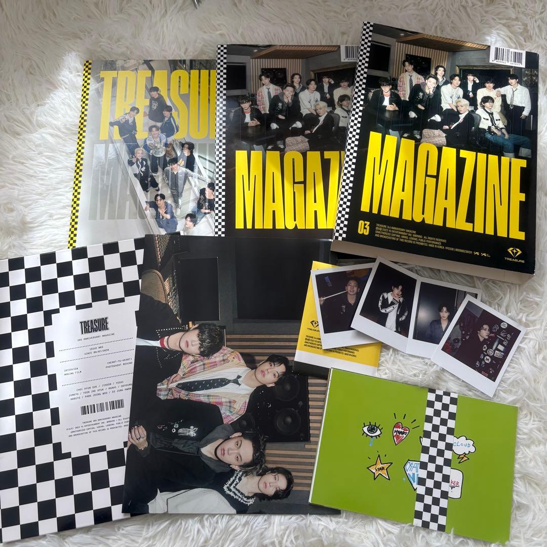TREASURE シーグリ magazine まとめ