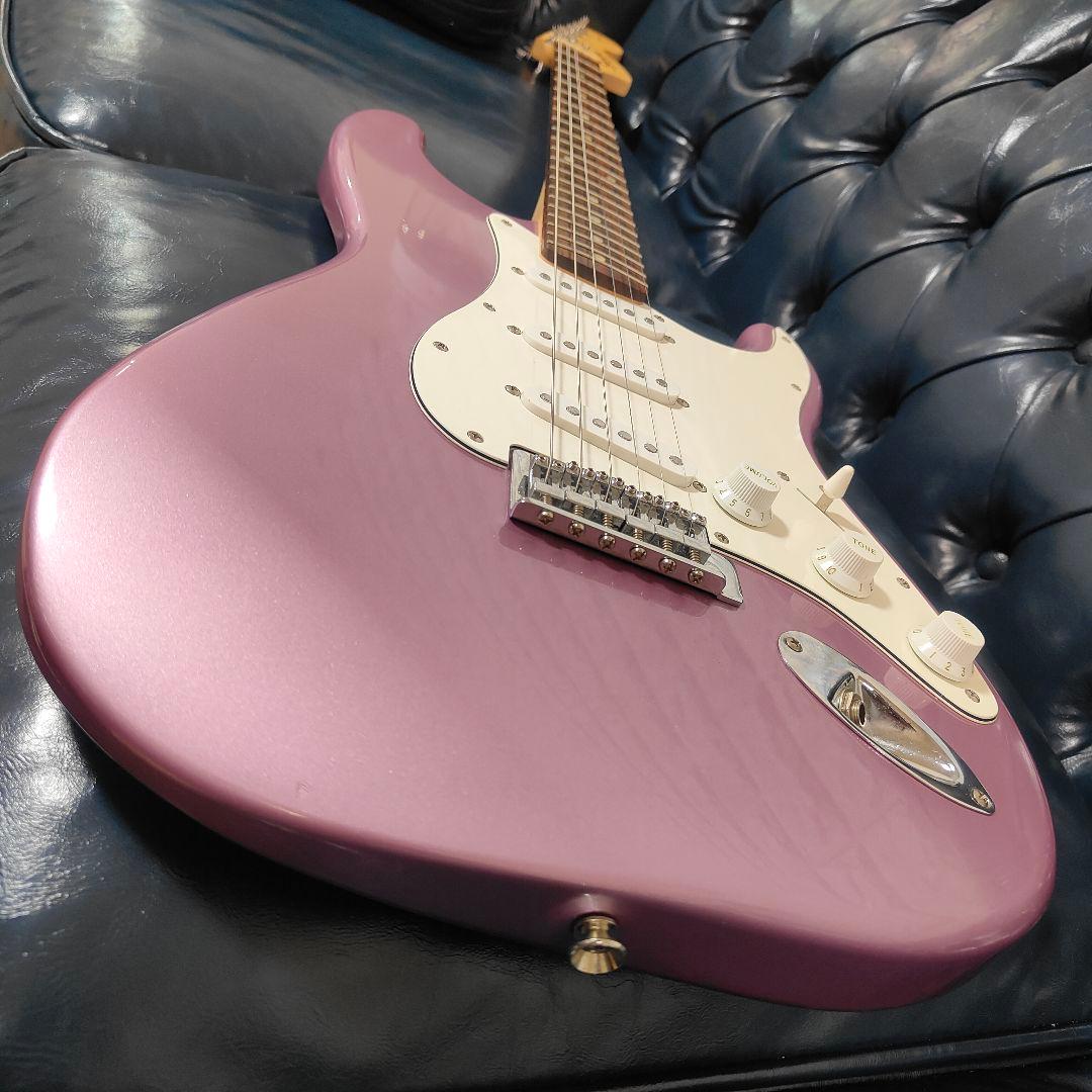 【美品】Squier Fenderストラト バーガンディミスト レアカラー