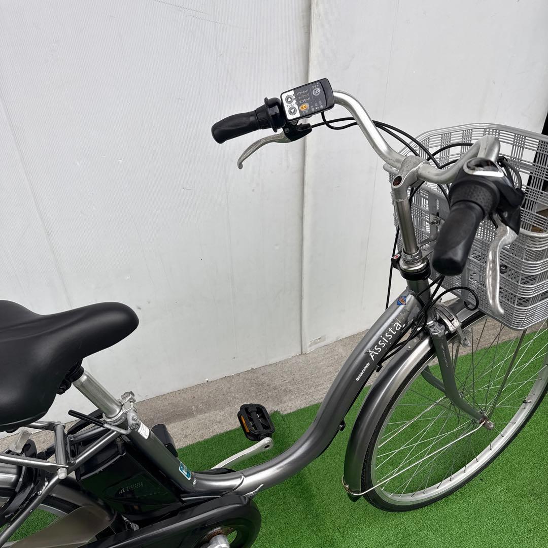 ブリヂストン電動アシスト自転車26インチ グレー