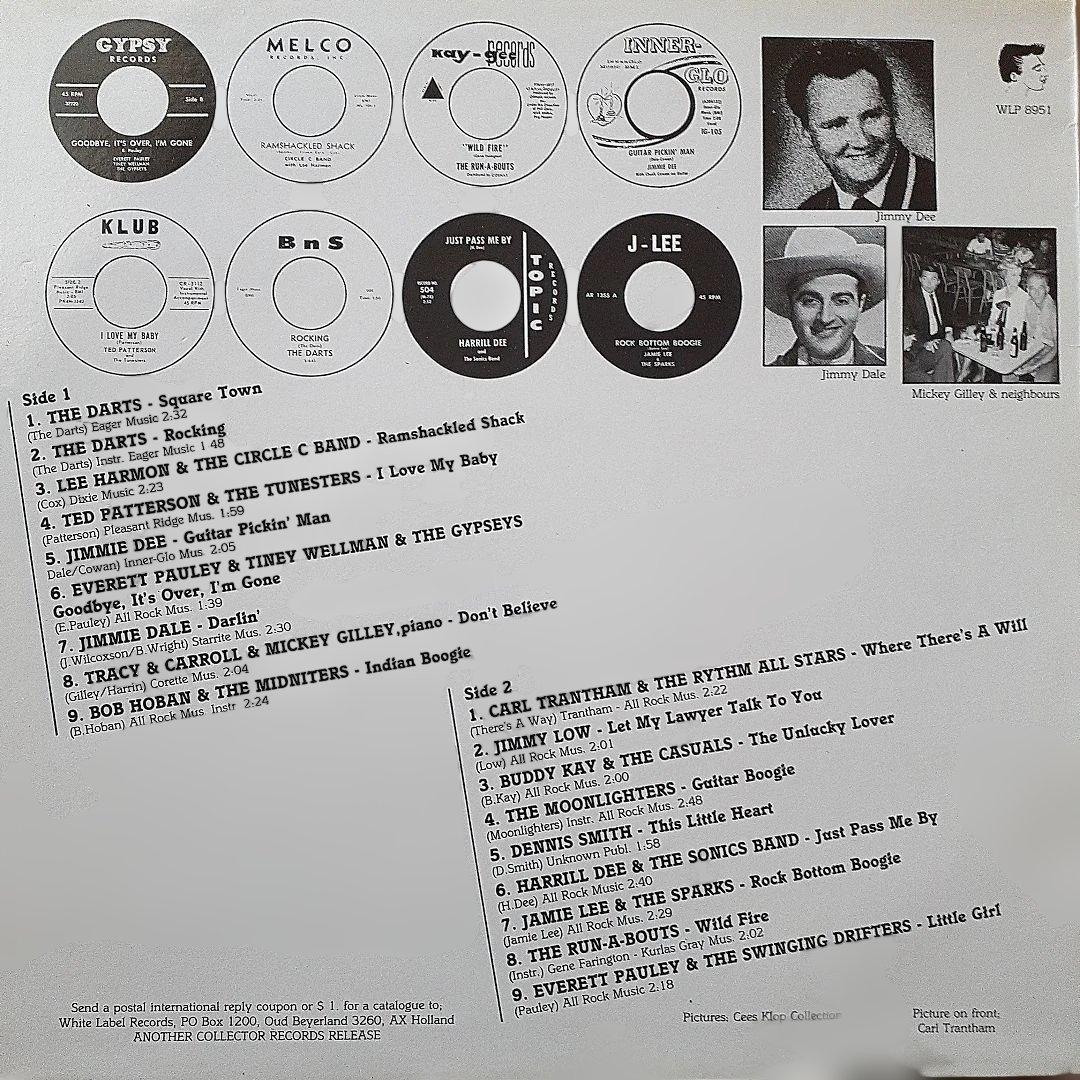 White Label Records 5枚　ロカビリー
