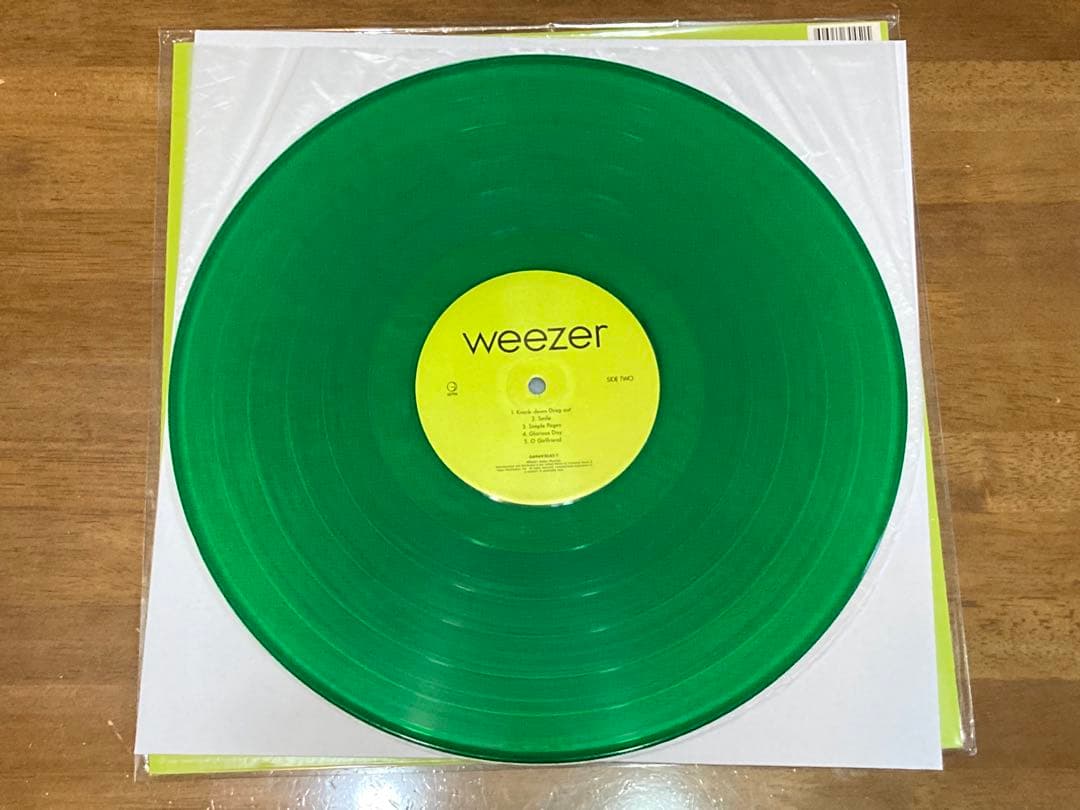 オリジナル盤 weezer green album グリーンアルバム レコード