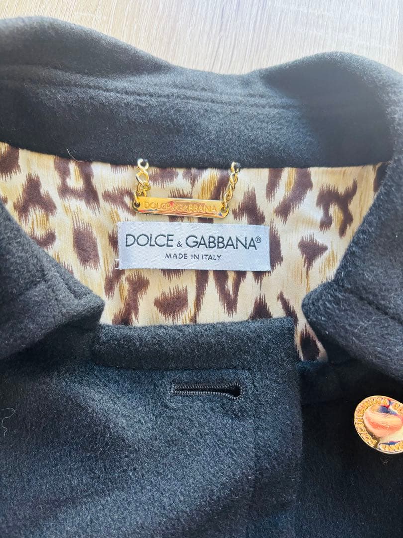 DOLCE&GABBANAドルガバコート　レディース　ウールカシミアコート40