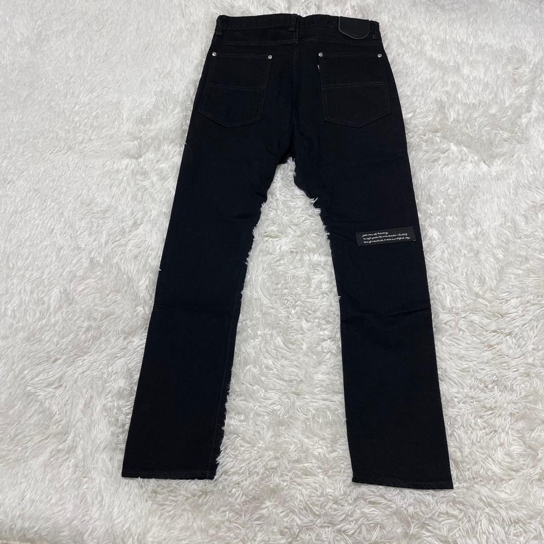 美品 JieDa ジエダ　サルエルスキニーデニムパンツ ブラック サイズ3