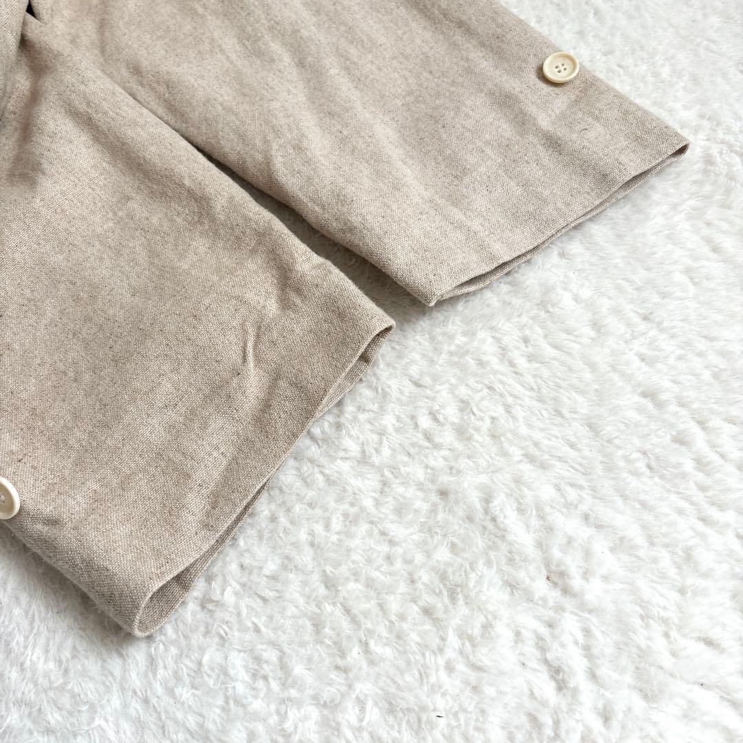 【極美品】kagure かぐれ 近年 リネンレーヨンテントコート ノーカラー