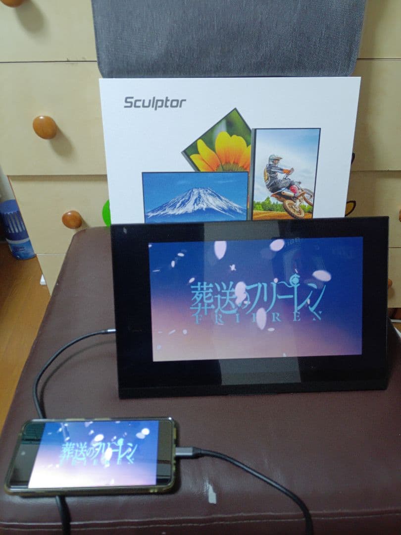 4K Sculptor モバイルディスプレイ MU140LA　モバイルモニター