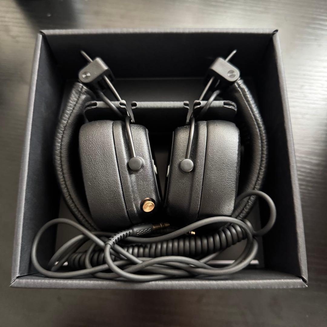 Marshall Major IV ワイヤレスヘッドフォン ブラック