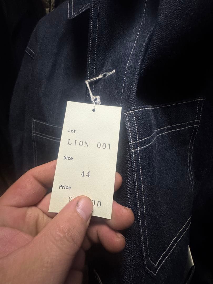 ジャケット・アウター LION BRAND Denim Coverall Jacket SIZE44