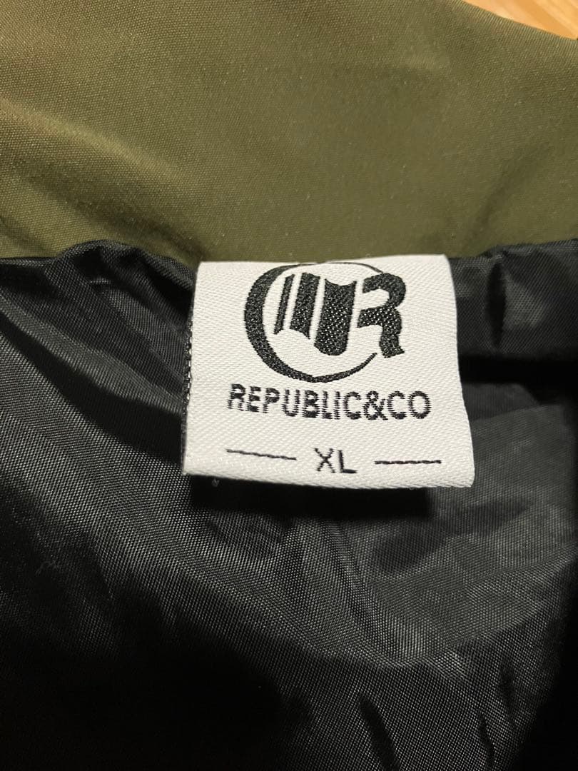 REPUBLIC&CO LIV SIC PARKA XL オリーブ