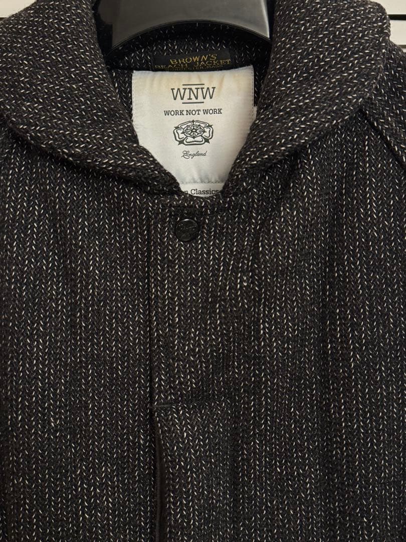 極美品 M BROWN'S BEACH JACKET ウールカバーオール