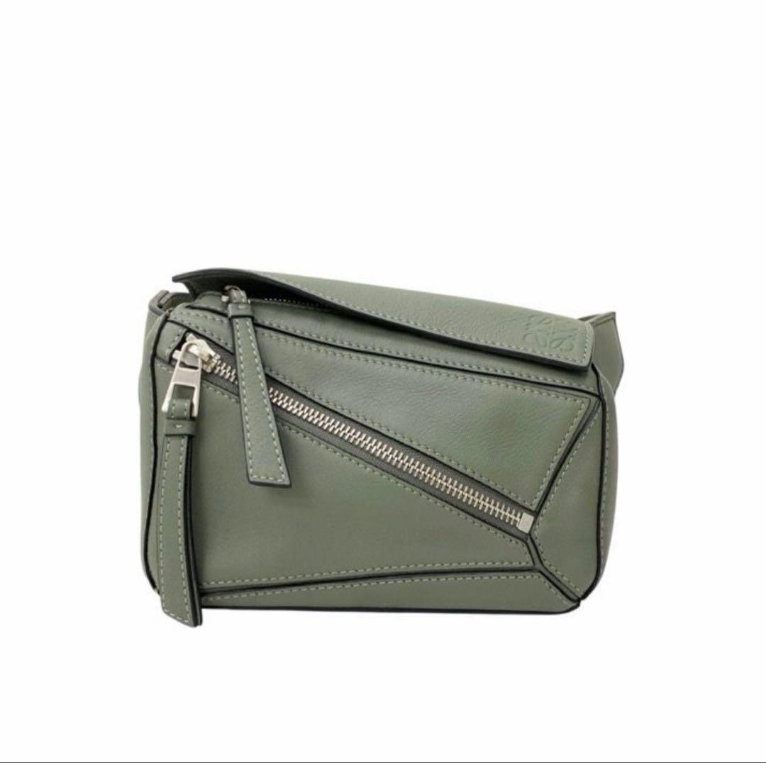 Y*i様 LOEWE ロエベ パズルバムバッグ ミニ カーキ ボディバッグ
