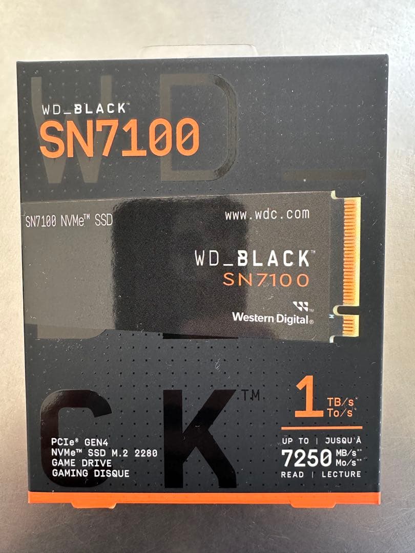 内蔵型SSD WD_BLACK SN7100 1TB NVMe SSD