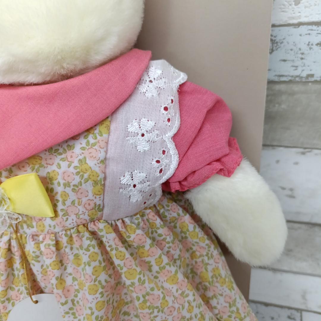 L404 ドリームランドからの贈りもの うさぎぬいぐるみ 昭和レトロ うさぎさん