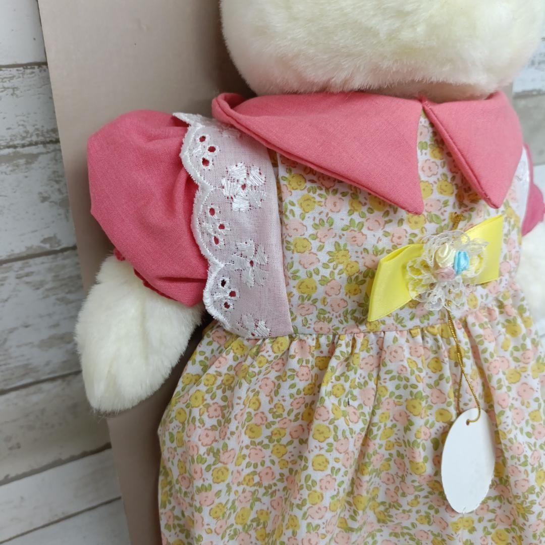 L404 ドリームランドからの贈りもの うさぎぬいぐるみ 昭和レトロ うさぎさん