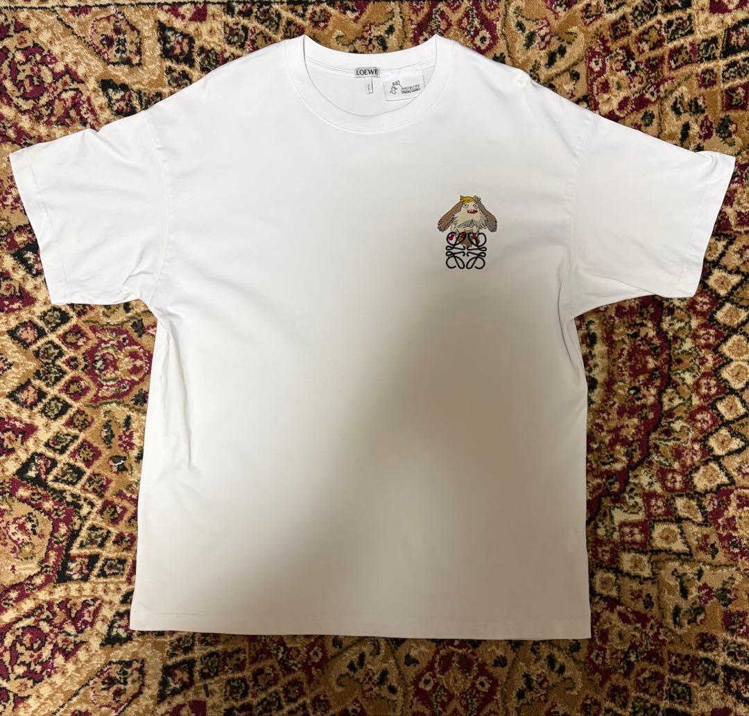 LOEWE ホワイト Tシャツ ジブリコラボ　ハウルの動く城
