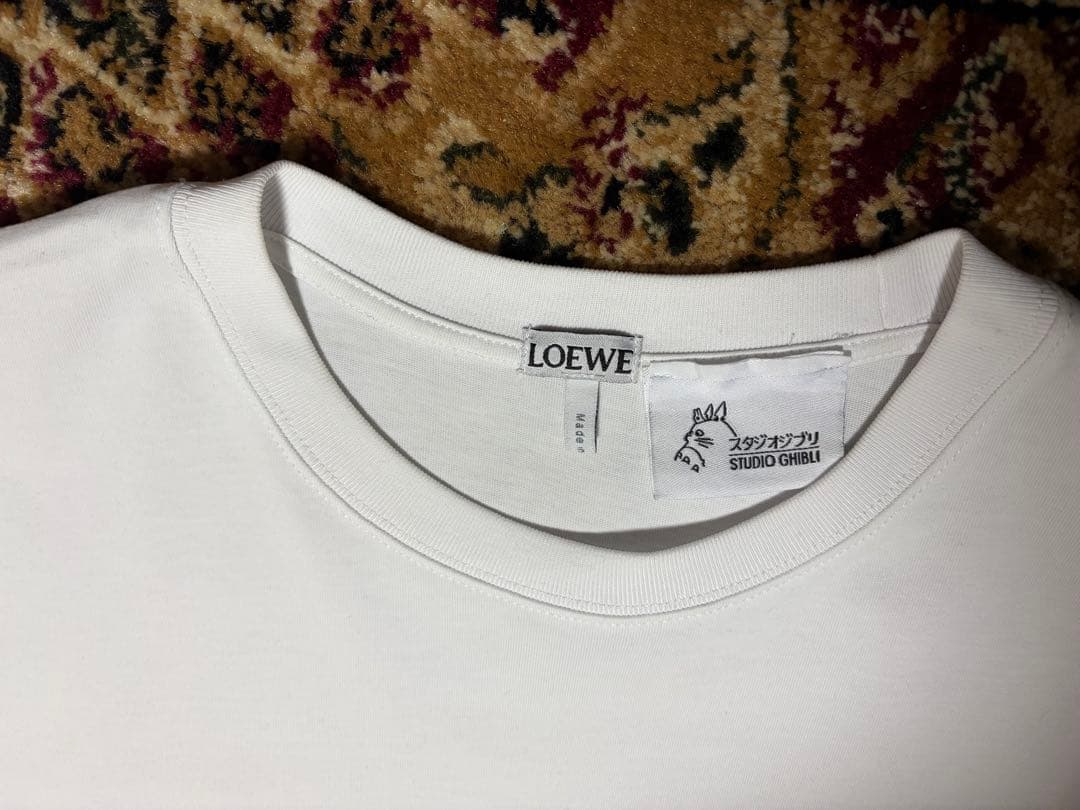 LOEWE ホワイト Tシャツ ジブリコラボ　ハウルの動く城