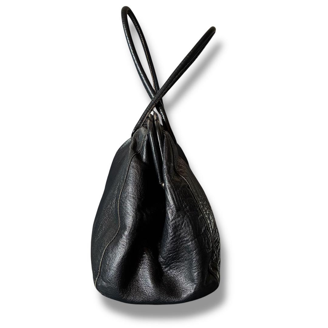 バッグ 00s miumiu archive leather boston bag