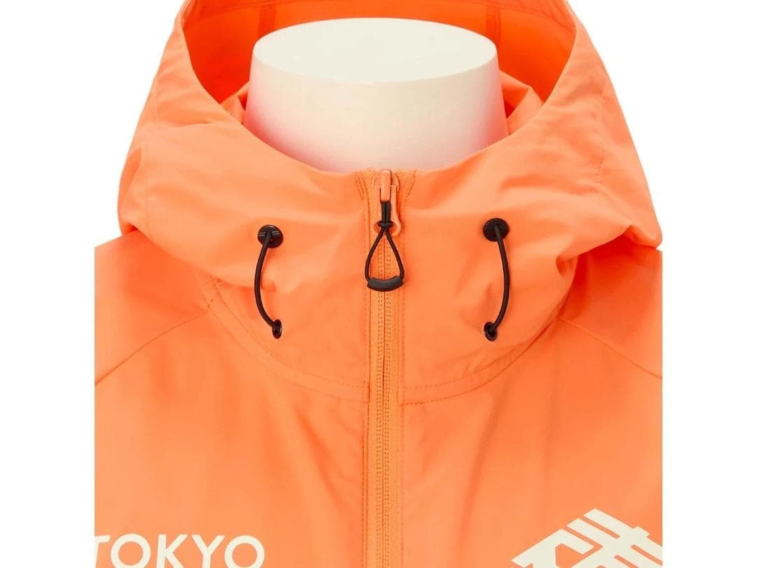 ASICS 東京マラソン2026 ウィンドブレーカー オレンジ L