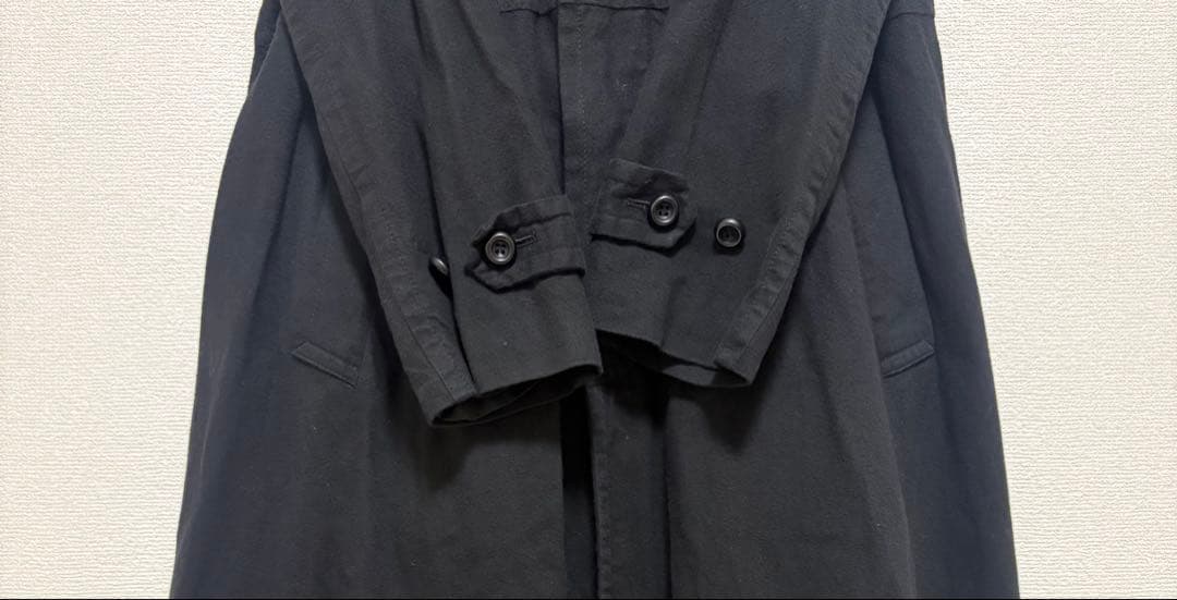 お値下げ中COMME des GARÇONS スプリングコート フリル襟 黒M