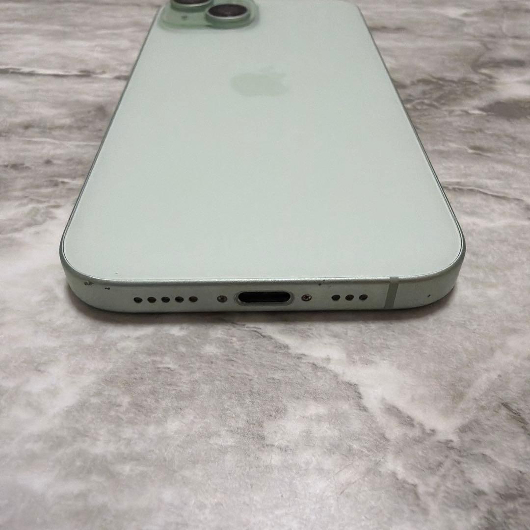 iPhone15 本体 グリーン256GB バッテリー81% 残債なし