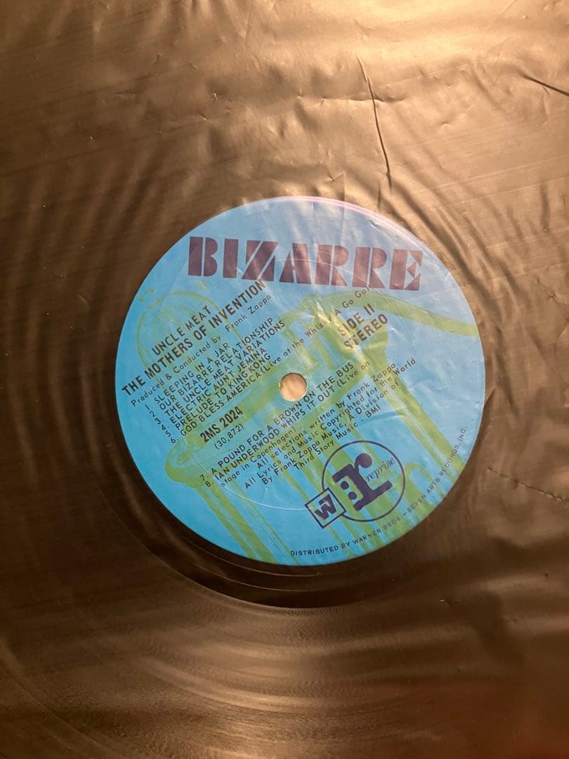 USオリジ青ラベルfrank zappa uncle meat