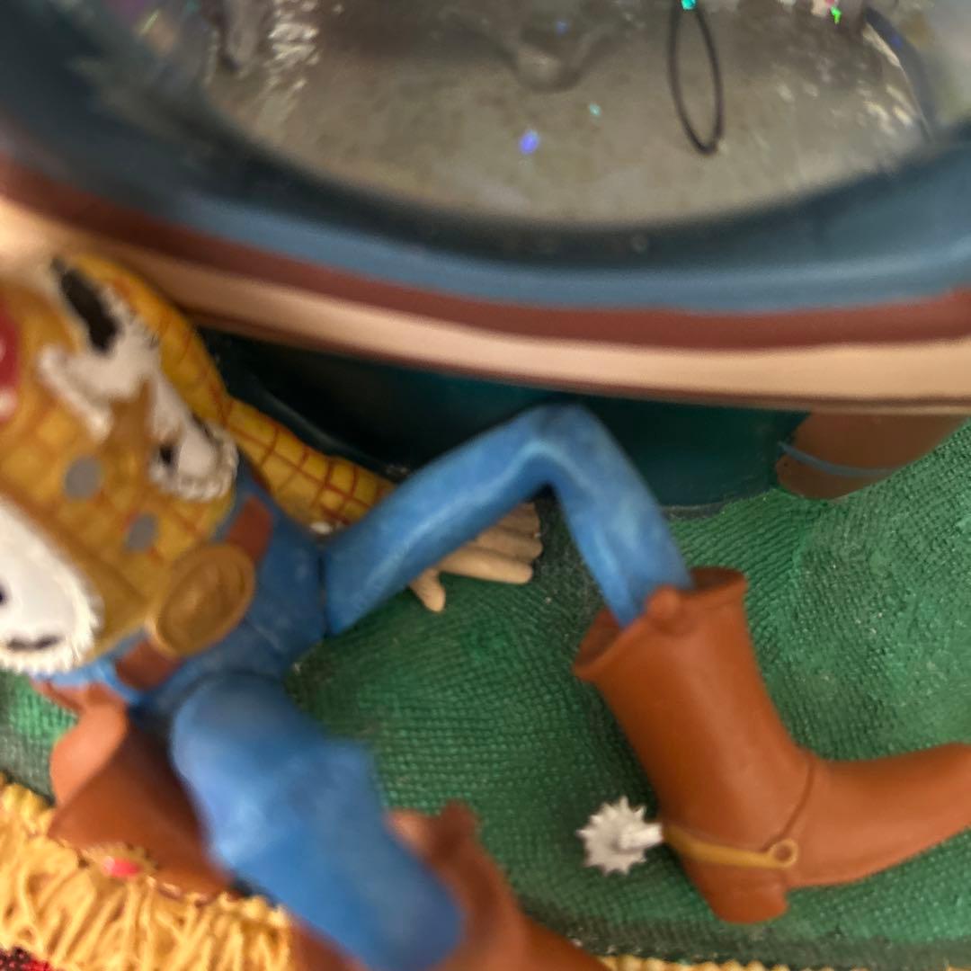 ディズニー　トイストーリー　スノードーム　オルゴール