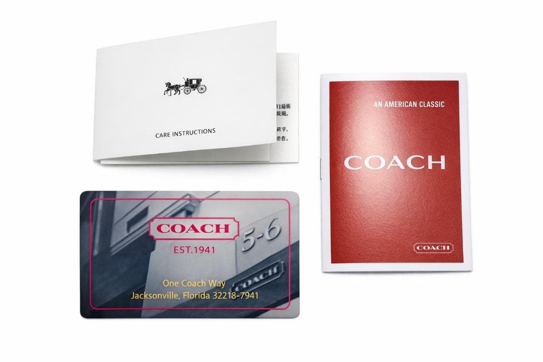 新品未使用タグ付 COACH コーチ 二つ折り財布 C0082 白 チョーク